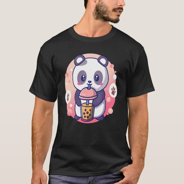Boba Tapioca Pearls Blubble Milk Tee Drink Panda (Vorderseite)