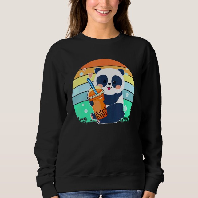 Boba Tapioca Pearls Blubble Milk Tee Drink Panda R (Vorderseite)