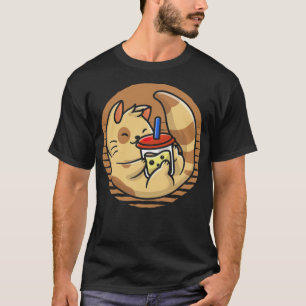 Boba Tea Bubble Tea Kawaii Reitschule Pferd T-Shirt