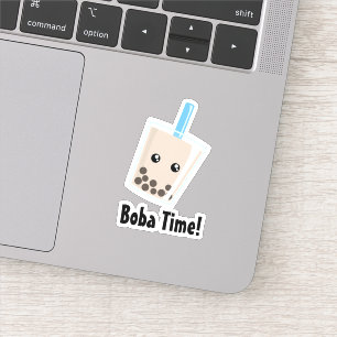 Boba Tea Custom-Cut Vinyl Sticker