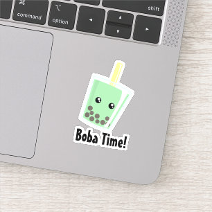 Boba Tea Custom-Cut Vinyl Sticker