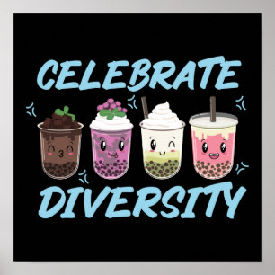 Boba Tea feiert den LGBT-Preis für Diversity Poster