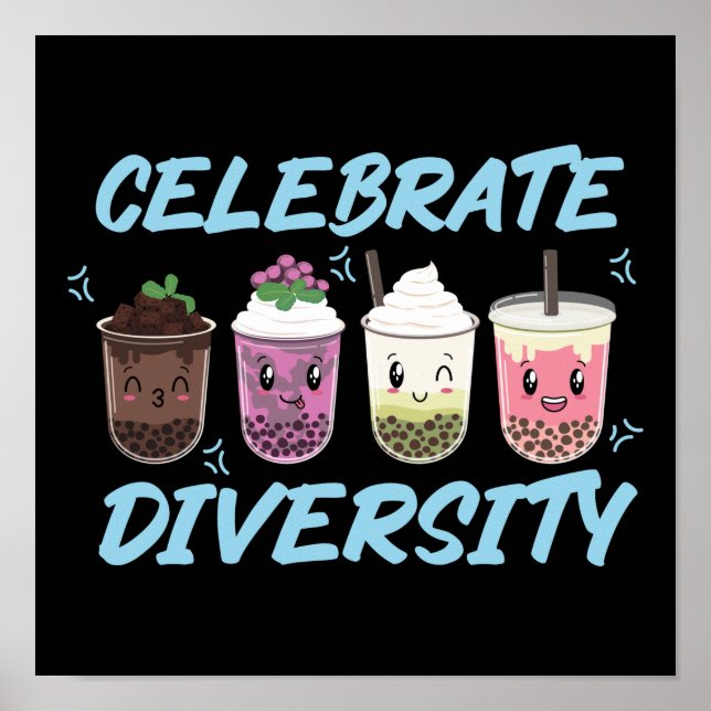 Boba Tea feiert den LGBT-Preis für Diversity Poster (Vorne)