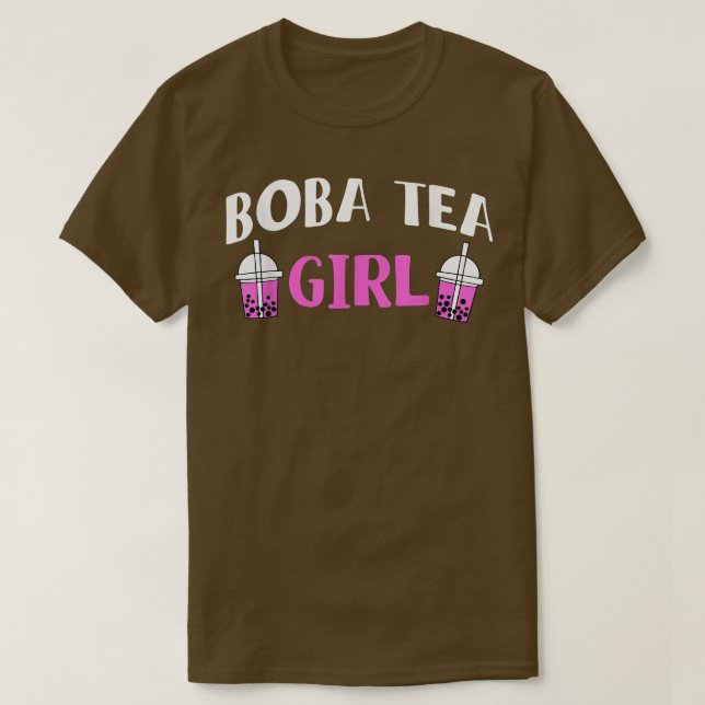 Boba Tea Girl Bubble Tea 224 T-Shirt (Design vorne)