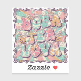 Boba Tea Lova Aufkleber