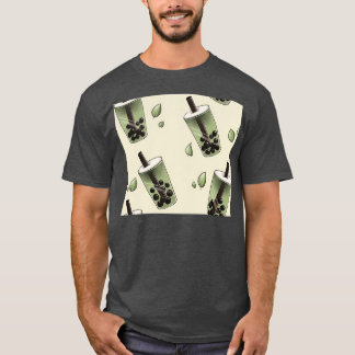 Boba-Tea-Muster T-Shirt