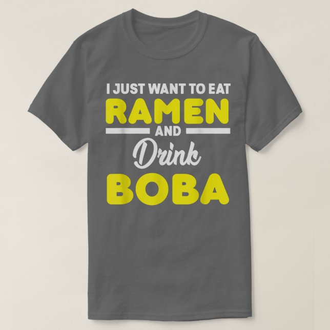 Boba Tea Ramen Niedlich Kawaii Bubble Milk Tee (Design vorne)