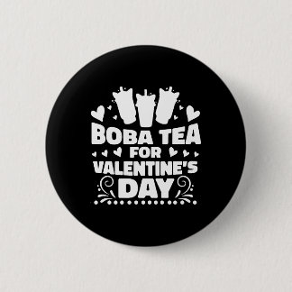 Boba Tea zum Valentinstag Sonnenblasen-Tee Button