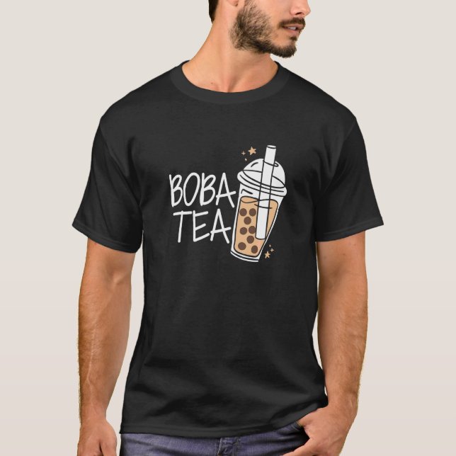 Boba-Tee Bubble Tea Partnerlook   T-Shirt (Vorderseite)