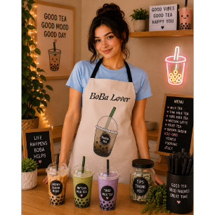 Boba-Tee Bubble-Tea Schürze