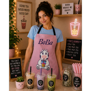 Boba-Tee Bubble-Tea Schürze
