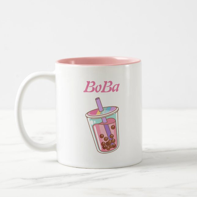 Boba Tee Bubble Tee Kaffee Tasse (Links)