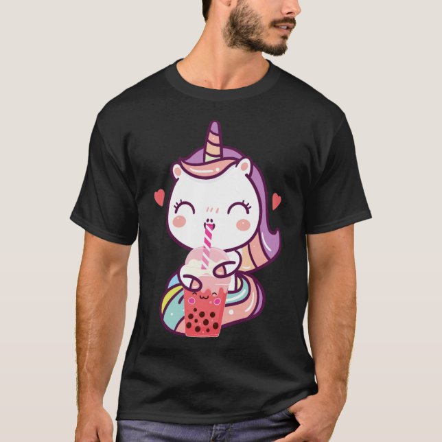Boba Tee Cartoon Spaß (Vorderseite)
