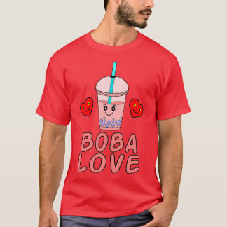 Boba-Tee Ich liebe Boba Bubble Tea T-Shirt