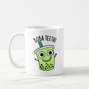 Boba Teeth Funny Boba Tea Pun Kaffeetasse