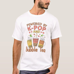 Boba trinkt koreanischen Milk Anime-K-Pop-Blasen-T T-Shirt