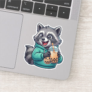 Boba Waschbär Aufkleber
