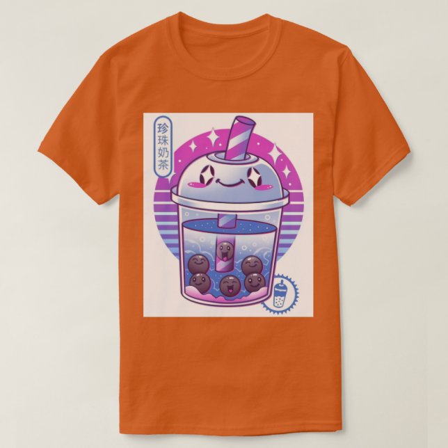 Boba Wave Tea T-Shirt (Design vorne)