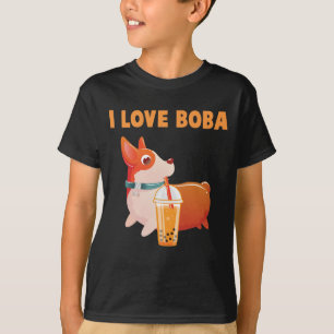 Boba Welsh Corgi Pembroke Bubble Tee Kawaii Hund
