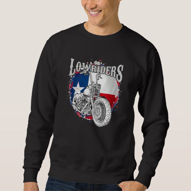 Bobber Low Rider Clothes Chicano Cholo Vicla Lowri Sweatshirt (Vorderseite)