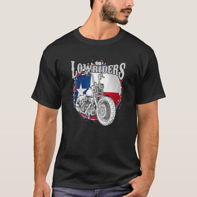 Bobber Low Rider Clothes Chicano Cholo Vicla Lowri T-Shirt (Vorderseite)
