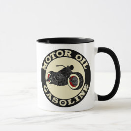 - Bobber - Motor Oil - Gasoline Tasse