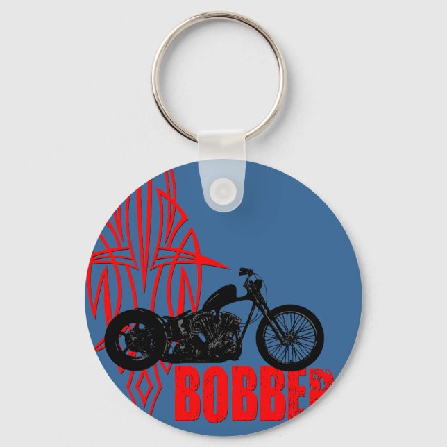 Bobber Motorbike Schlüsselanhänger (Vorderseite)
