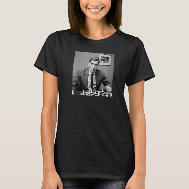 Bobby Fischer Schach   T-Shirt (Vorderseite)