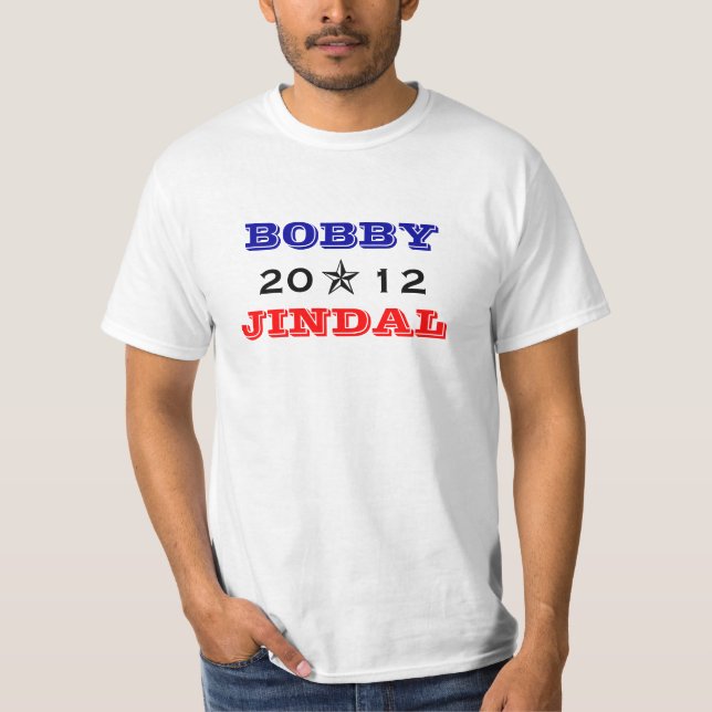Bobby Jindal 2012 für Präsidenten T-Shirt (Vorderseite)