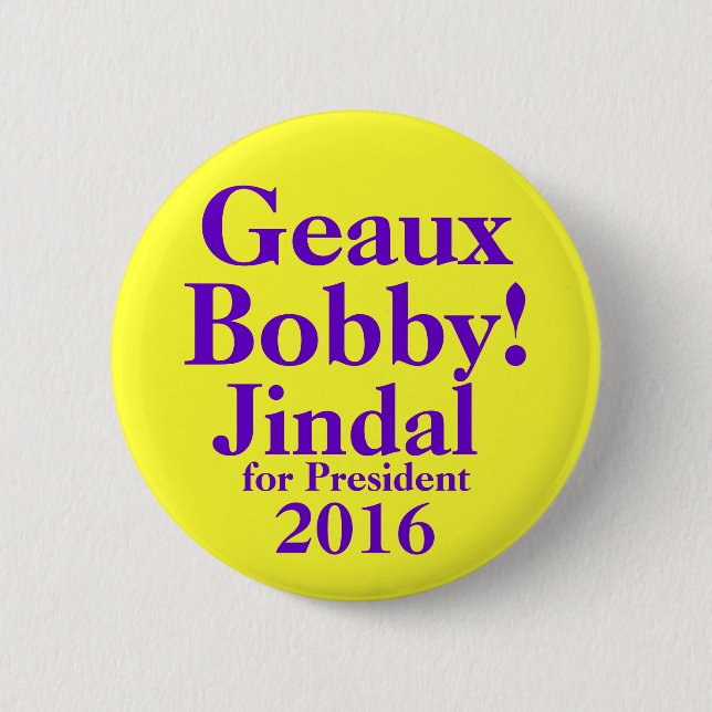Bobby Jindal 2016 Button (Vorderseite)