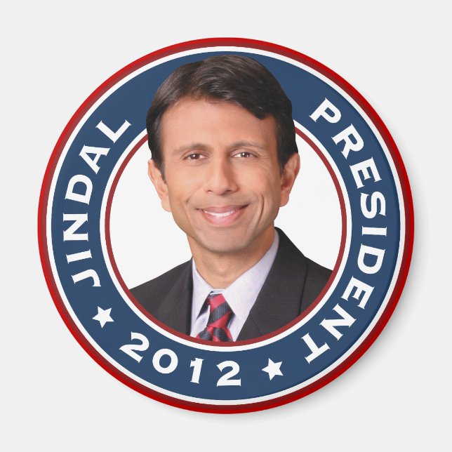 Bobby Jindal für Präsident 2012 Magnet (Vorne)
