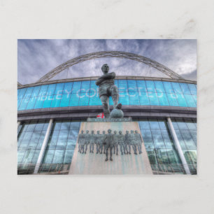 Bobby Moore Statue Wembley Stadion Postkarte