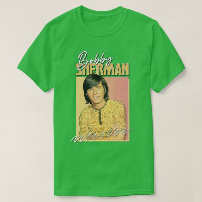 Bobby Sherman Retro ästhetisches Fandesign der 70e T-Shirt (Design vorne)