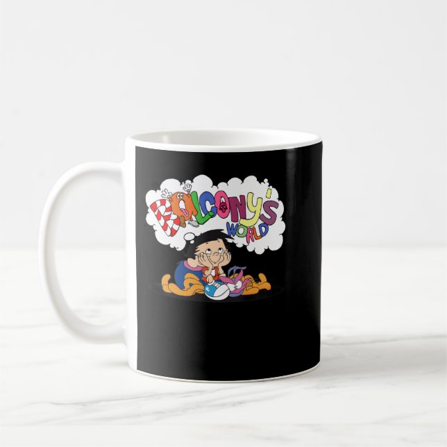 BOBBYS WORLD Classic T Shirt Kaffeetasse (Links)