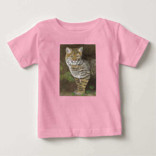 Bobcat Baby T-shirt (Vorderseite)