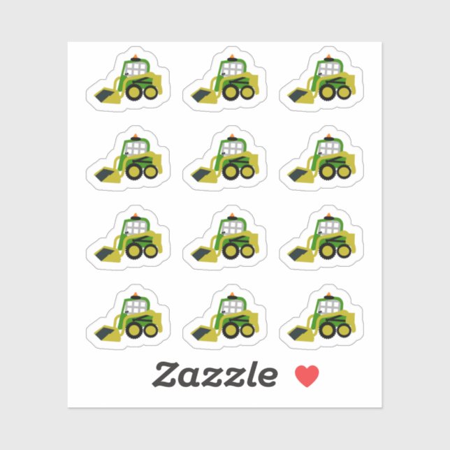 Bobcat Bagger Aufkleber (Blatt)