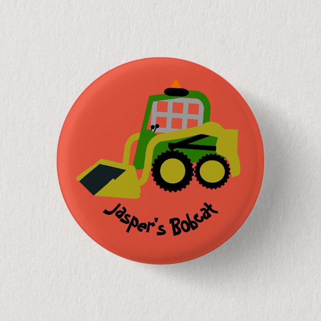 Bobcat Bagger Button (Vorderseite)