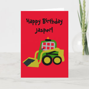 Bobcat Bagger Feiertagskarte