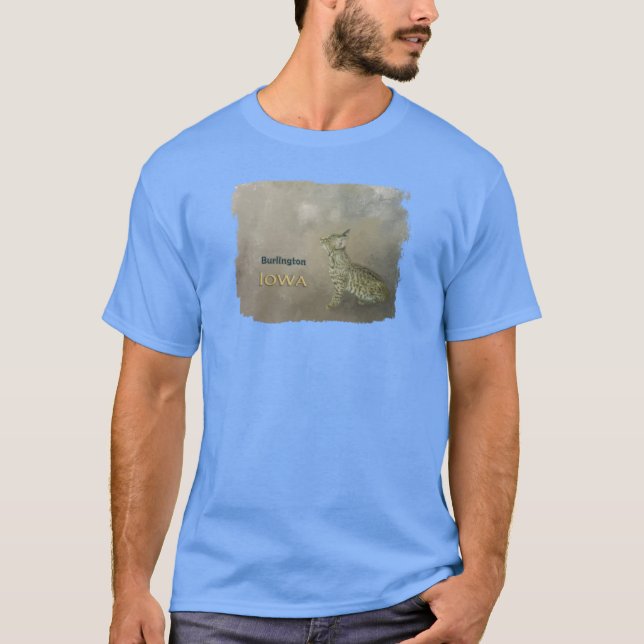 Bobcat Burlington Iowa T-Shirt (Vorderseite)