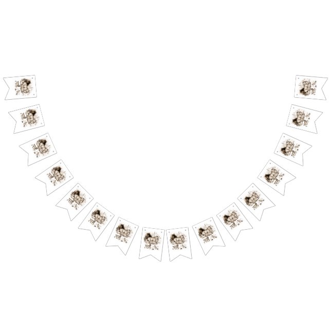 Bobcat Familie Wimpelkette (Alle)