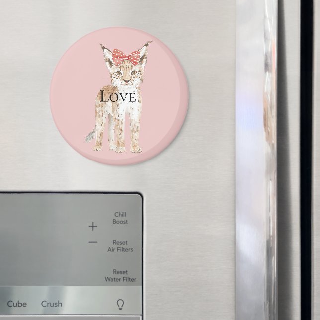 Bobcat Leopard Liebe Magnet (In Situ (Kühlschrank))