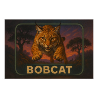 Bobcat-Plakat Poster