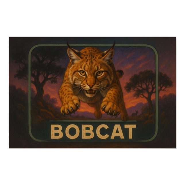 Bobcat-Plakat Poster (Vorderseite)