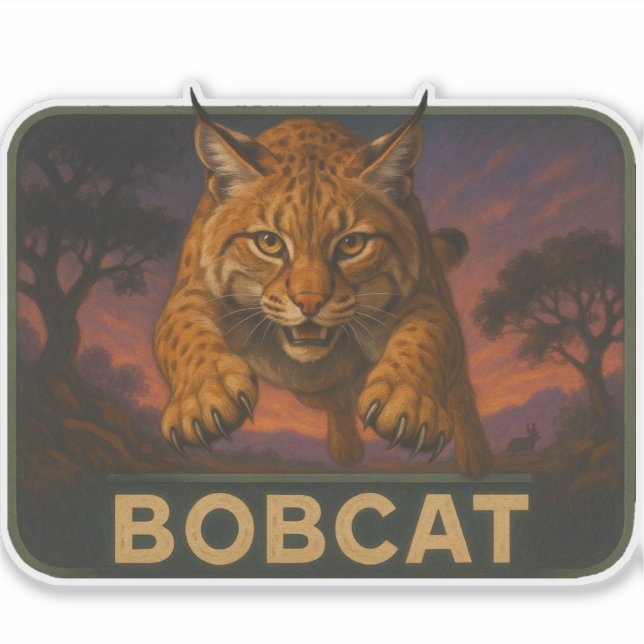 Bobcat Sticker (Vorderseite)