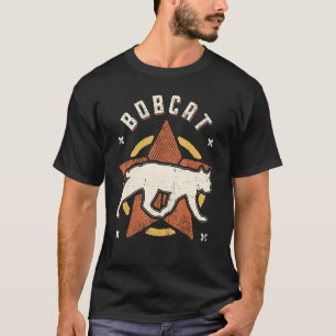 Bobcat Vintag Retro Classic Animal T-Shirt