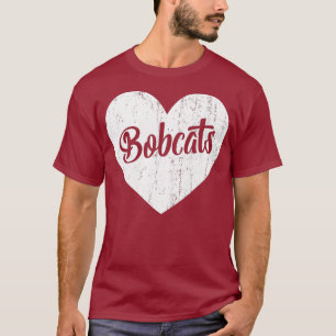 Bobcats School Sports Fan Team Spirit Mascot T-Shirt