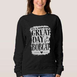 Bobcats Schul Sport Fan Team Geist Maskottchen Geb Sweatshirt
