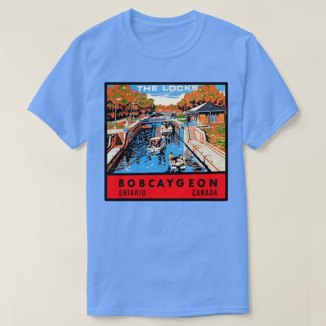 Bobcaygeon Ontario Vintage Reise T-Shirt (Design vorne)