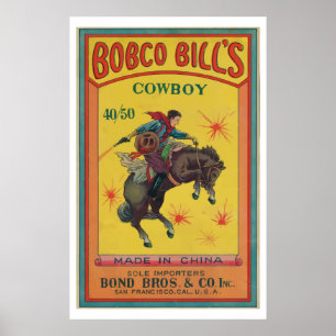 Bobco Bill (Vintager chinesischer Firecracker) Poster