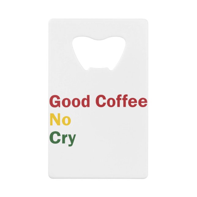 BobCoffee Geldbeutel Flaschenöffner (Vorderseite)